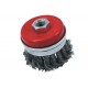 brosse rotative poils torsadés en acier