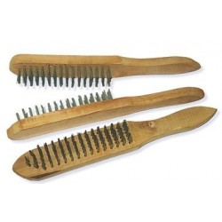 Lot de 3 brosses métalliques 2-3-4 Rangs