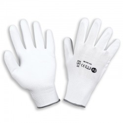 Gants de travail en tissus en polyuréthane