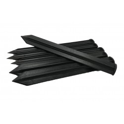 Lot de 6 piquets d’ancrage noir